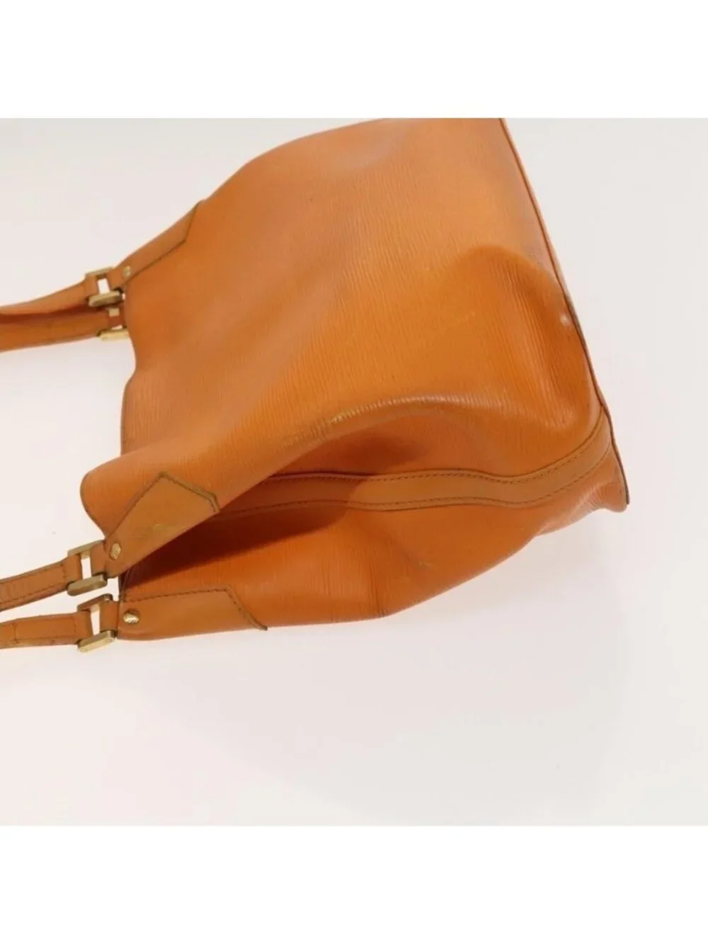 Authentic LOUIS VUITTON Epi Mandala MM Shoulder Bag Orange Mandarin M5889H LV